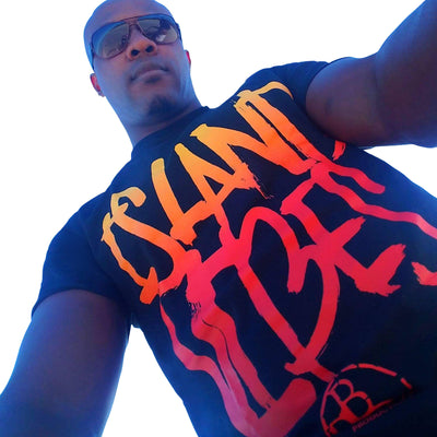 Men's 2 color design Island Vibes t-shirt - BBO Apparel