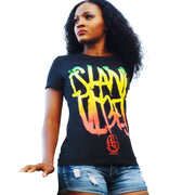 Women's 3 color design Island Vibes t-shirt